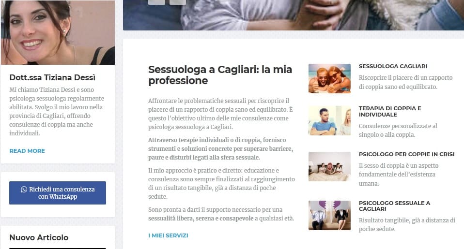 Home Page Tiziana Sessuologa